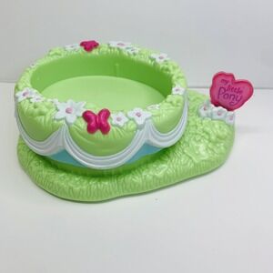 Hasbro My Little Pony G3 Glitter Glide's Rotating Platform Green Pink Vintage